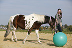 woman with Pinto