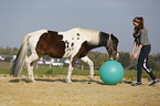woman with Pinto