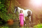 woman and Pinto-Hunter