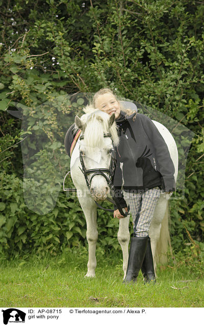 Mdchen mit Pony / girl with pony / AP-08715