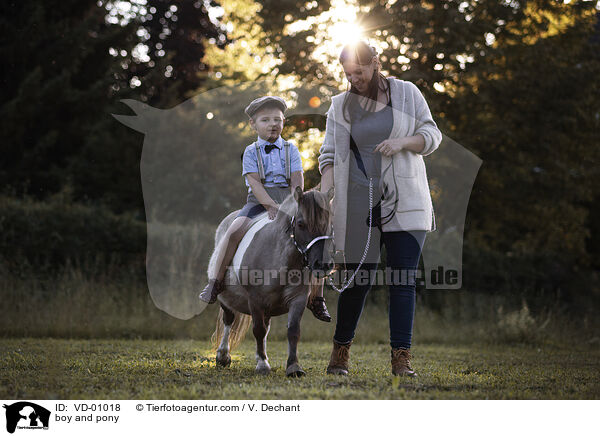 boy and pony / VD-01018