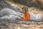 girl and Shetland Pony