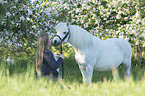 woman with Pony