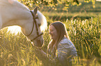 woman with Pony