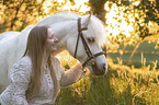 woman with Pony