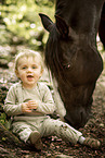 child and pony