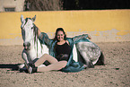 woman and Pura Raza Espanola