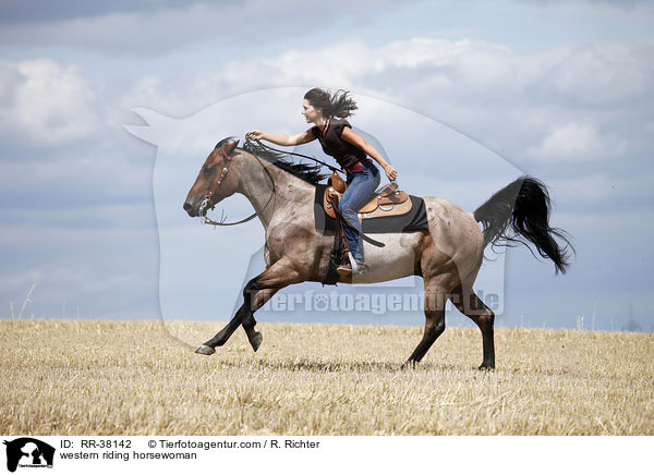western riding horsewoman / RR-38142