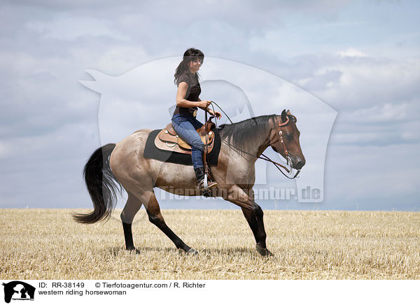 western riding horsewoman / RR-38149