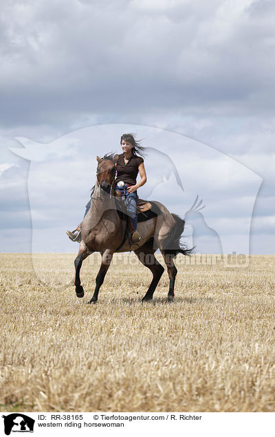 Westernreiterin / western riding horsewoman / RR-38165