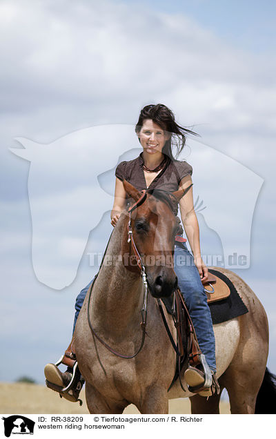 Westernreiterin / western riding horsewoman / RR-38209