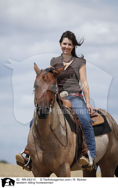 Westernreiterin / western riding horsewoman / RR-38210