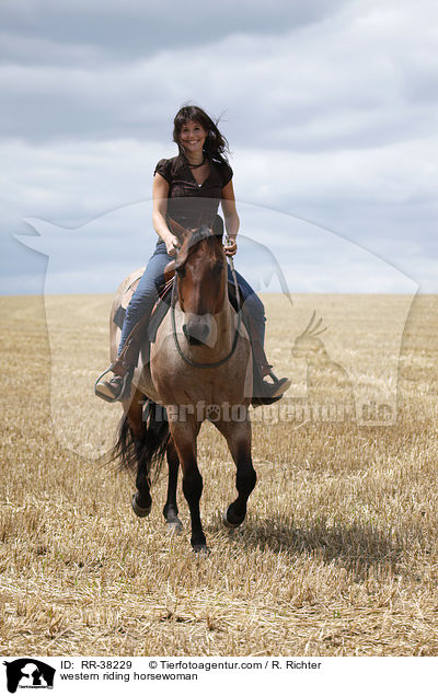 western riding horsewoman / RR-38229