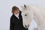 woman and Quarter Horse
