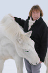 woman and Quarter Horse