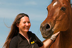 woman with Quarter Horse