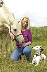woman with Quarter Horse