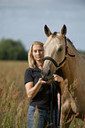 woman with Quarter Horse