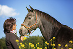 woman with Quarter Horse