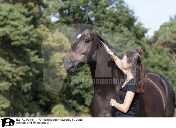 Frau und Rheinlnder / woman and Rhinelander / KJ-03141