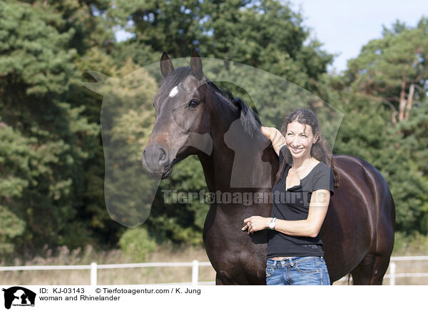 Frau und Rheinlnder / woman and Rhinelander / KJ-03143