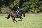 woman rides Rhinelander