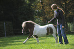 Diana Krischke mit Shetland Pony