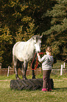 girl and Shetland Pony