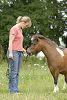 woman with Shetland Pony