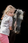 girl and Shetland Pony