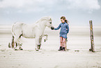 girl and Shetland Pony