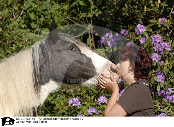 Frau mit Tinker / woman with Irish Tinker / AP-03178