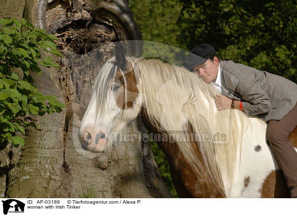 Frau mit Tinker / woman with Irish Tinker / AP-03189