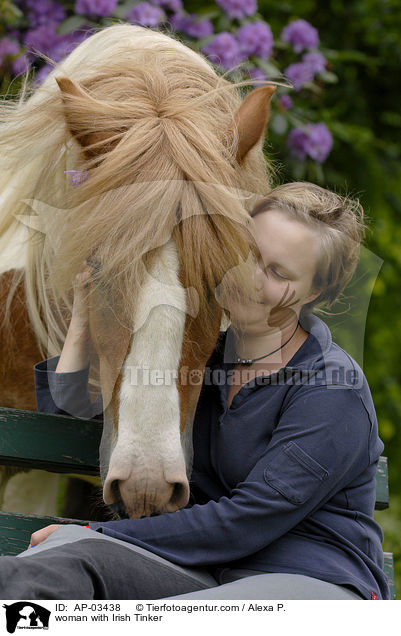 Frau mit Tinker / woman with Irish Tinker / AP-03438
