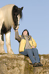 woman with Irish Tinker