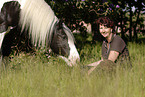 woman with Irish Tinker