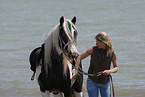 woman with Irish Tinker