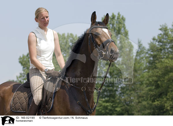Reiterin / horsewoman / NS-02190