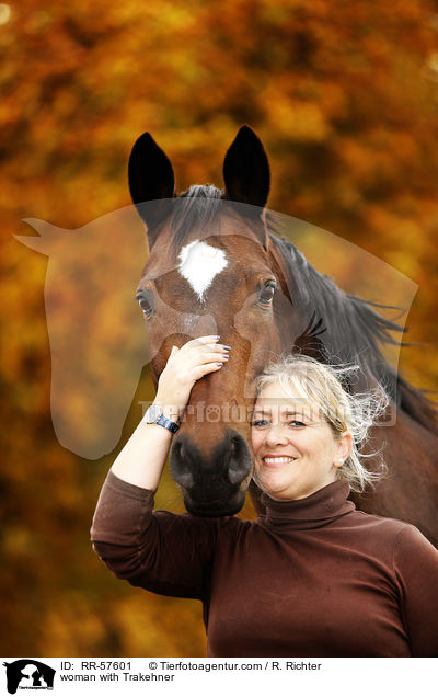 Frau mit Trakehner / woman with Trakehner / RR-57601