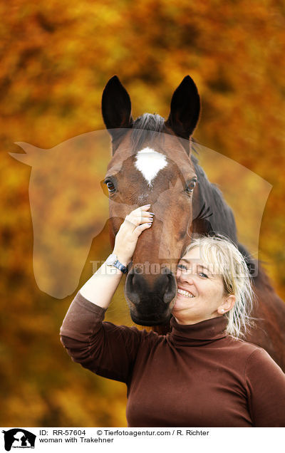 Frau mit Trakehner / woman with Trakehner / RR-57604