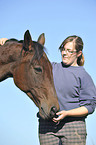 woman and trotter
