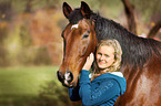 woman and trotter