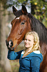 woman and trotter