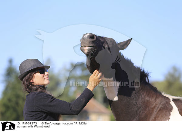 woman with Warmblood / PM-07273