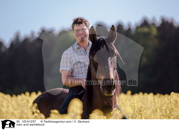 Mann und Warmblut / man and warmblood / VD-01257