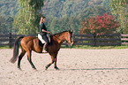 riding horsewoman