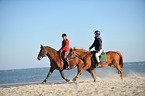 riders at the beach