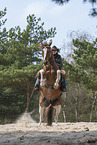 woman rides Horse