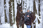 woman with warmblood