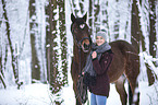 woman with warmblood